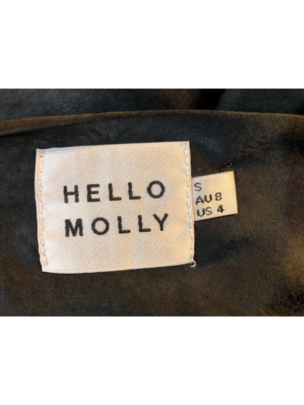 Hello Molly Cowl Halter Neck Black Maxi Dress Whimsigoth Dark Romance Size S - Picture 9 of 11